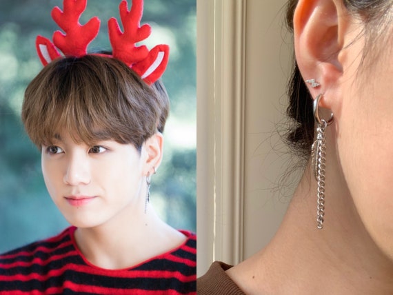 Earrings jungkook Clearance