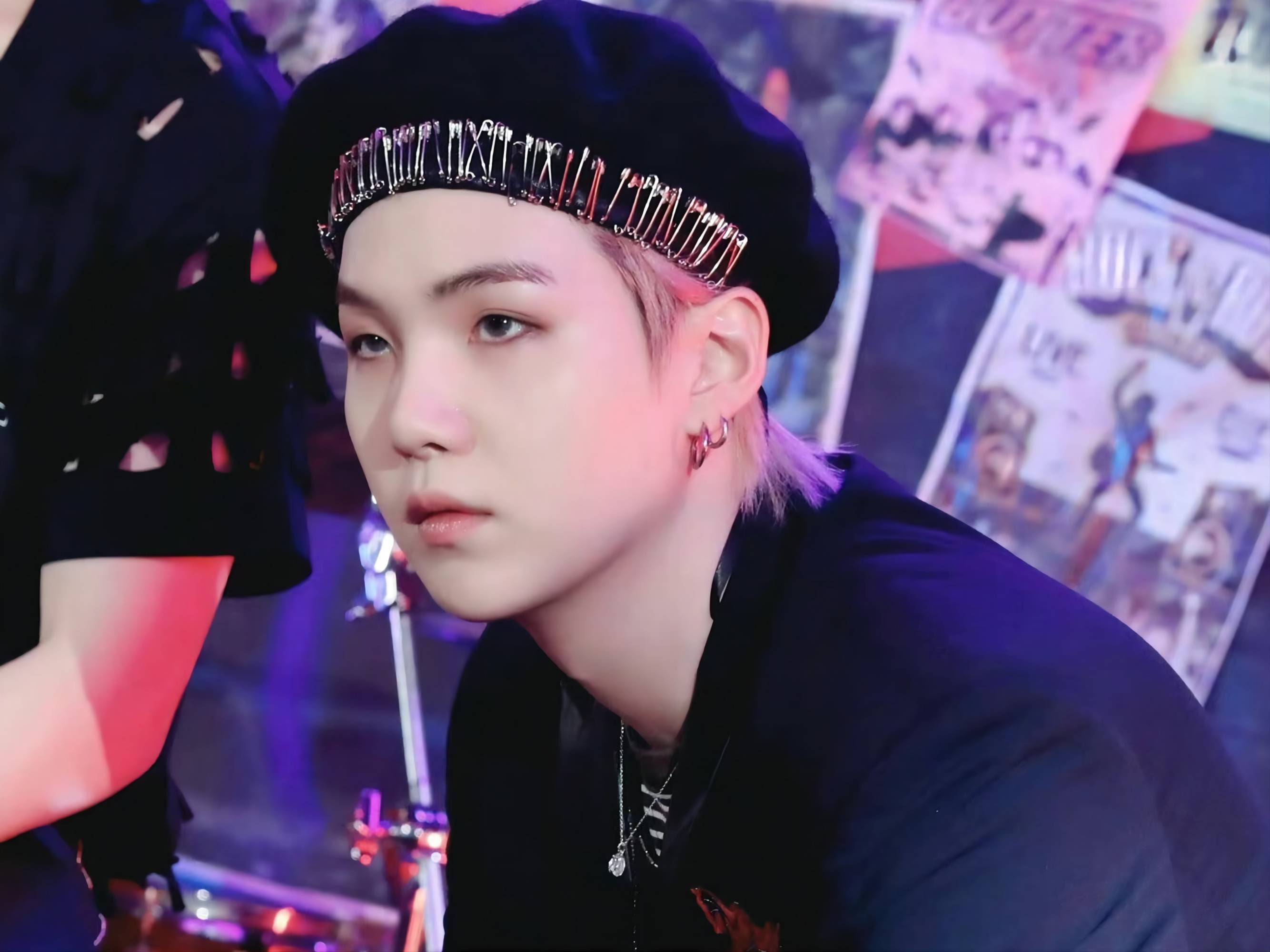 Yoongi hoop earrings deals