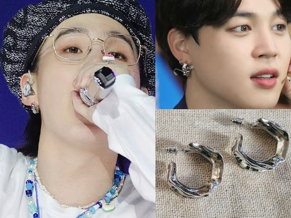 Jimin & Jin Style Long Earrings (3 Types) – K-STAR