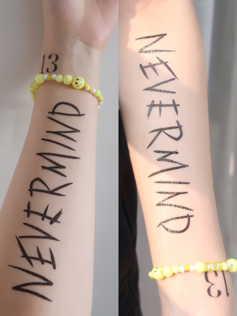 BTS Jimin Temporary Tattoos BTS Tattoos Kpop Gifts BTS Etsy Canada