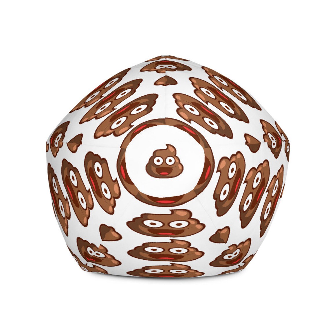 Poo Emoji Bean Bag Chair Cover Etsy
