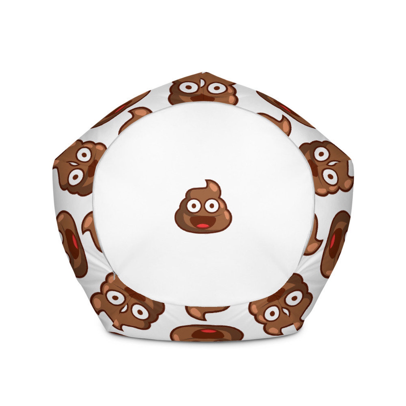 Poo Emoji Bean Bag Chair Cover Etsy