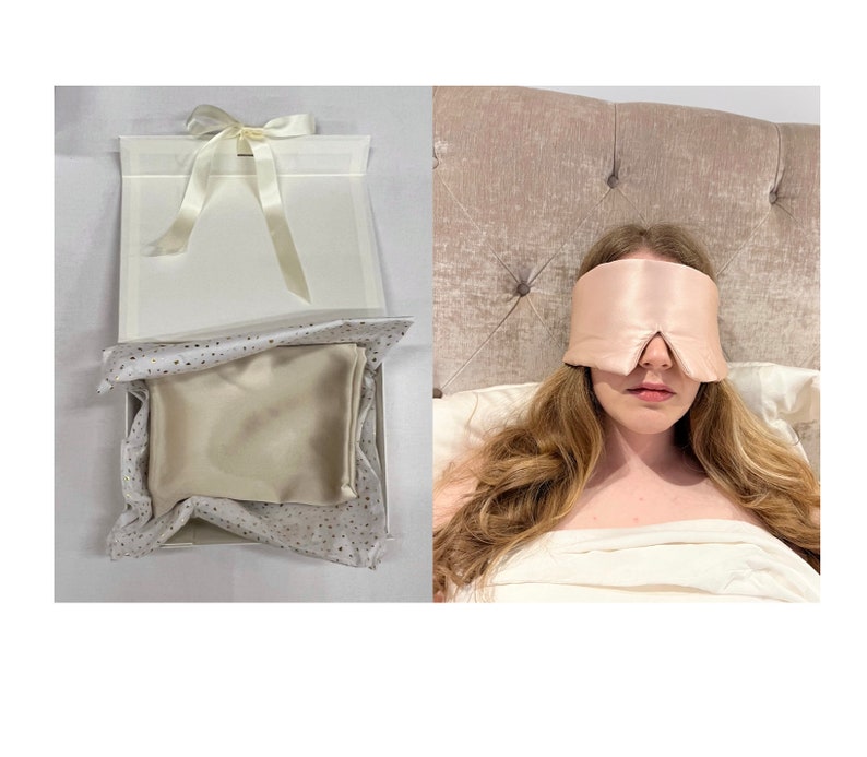 Box and eye mask when worn