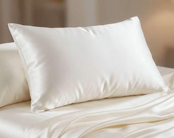25 Momme Grade 6A Mulberry Silk Housewife Pillowcase - Hair & Skin Care