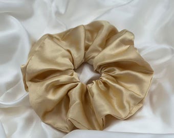 100% Mulberry Silk Oversized Scrunchie - Gentle on Hair