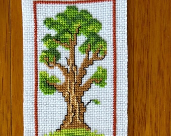 Handmade Cross Stitched Bookmark