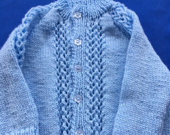 Hand Knitted Child's Cardigan
