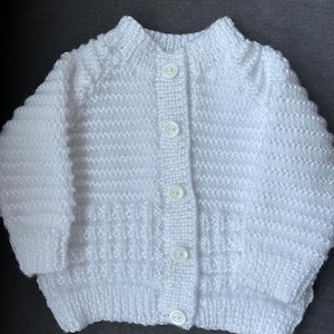 Hand Knitted Baby Cardigan