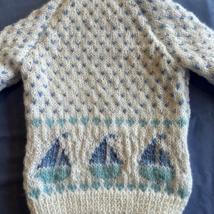 Hand Knitted Childrens Jumper image 2
