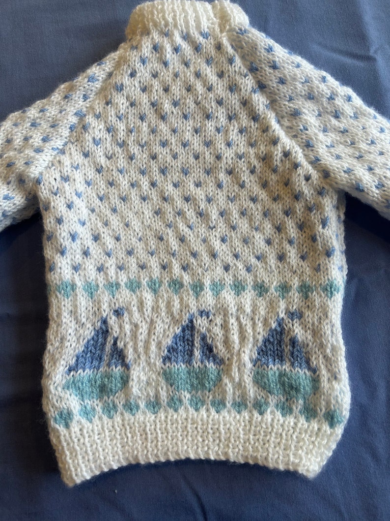Hand Knitted Childrens Jumper image 2