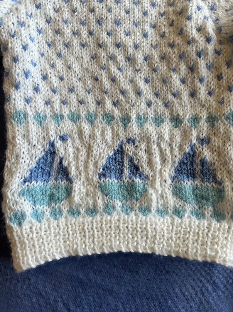 Hand Knitted Childrens Jumper image 3