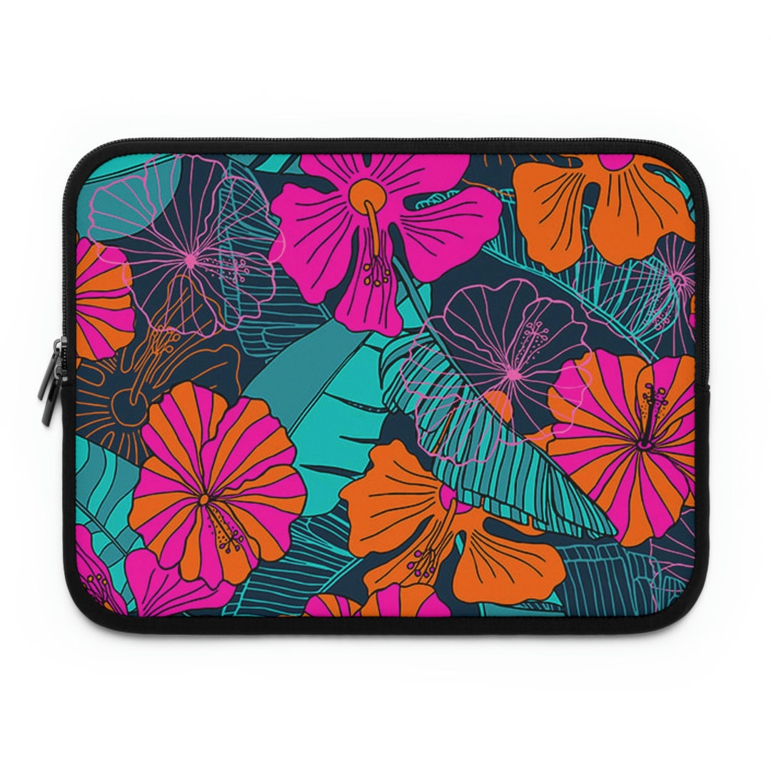 Radiant Wildflower Laptop Sleeve Etsy