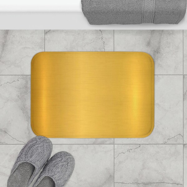 Gold Bathroom Rugs Etsy