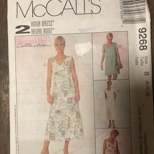 90’s Sun Dress Sewing Pattern McCall’s 9268 Size 8 10 12