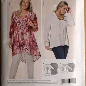Kaftan Peasant Tunic Sewing Pattern Burda 6615 Size 18 20 22