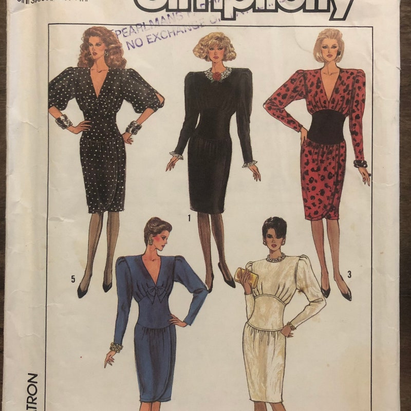 80s Sewing Patterns Etsy