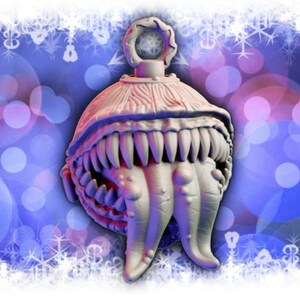 Mimic chest Christmas ornament