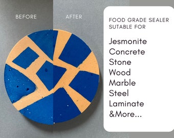 Food Grade Sealer for Jesmonite, Concrete, Wood & Stone