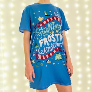 Christmas Pajamas, christmas jammies, xmas womens pjs, xmas pjs, sleeping dress, family matching pajamas, holiday pajamas, cute nightgown
