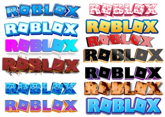 Roblox Logo Png Roblox 3d Text Roblox Lettering Roblox | Etsy Denmark