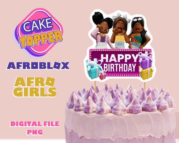 Roblox Girl Cake Sweet Clipart Paper Digital, Instant Download