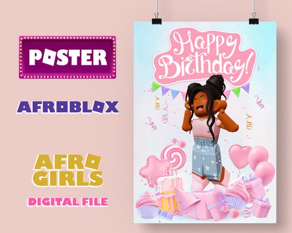 Roblox Afro Girl png, Afro Girl Tshirt Design, Tshirt png, Roblox Idea,  Roblox Birthday Tshirt, Roblox Girls, Roblox Party Girl