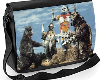 Godzilla Vs Megalon Messenger Bags