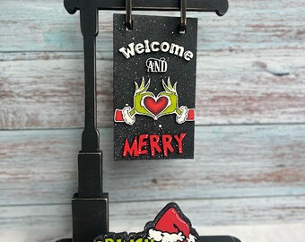 Tabletop Garden Flag Welcome and Merry Add-on - DIGITAL Download