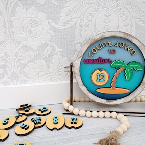 Countdown to Vacation Insert Only - DIGITAL FILE