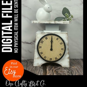 Faux Farmhouse Scale - DIGITAL FILE