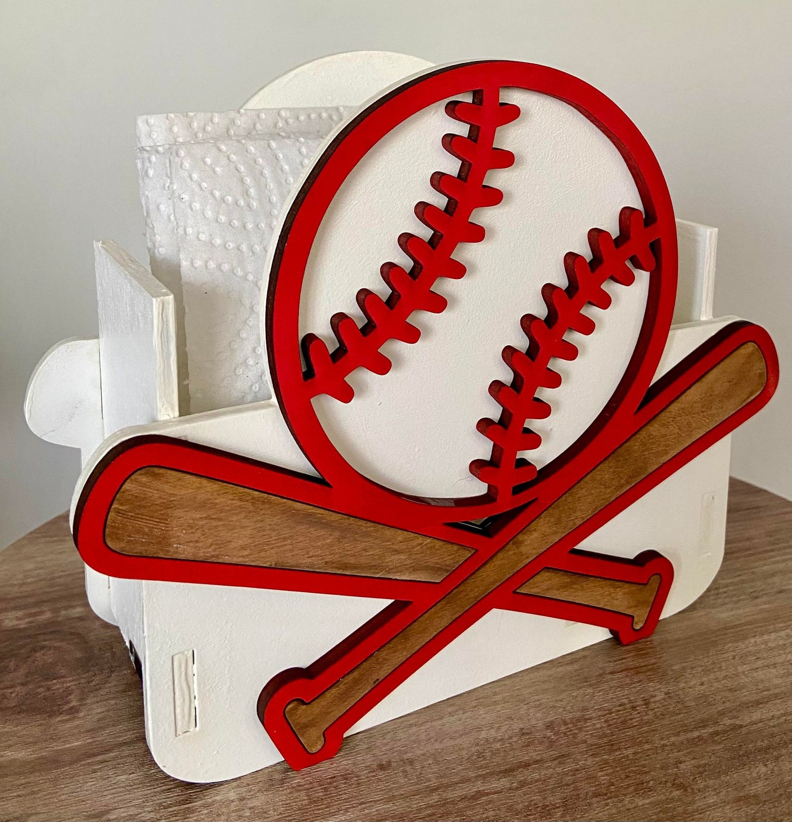 Baseball Themed Napkin Holder - DIGITAL DOWNLOAD FILE - Etsy