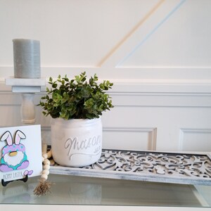 Filigree Skinny Accent Tray Centerpiece -  DIGITAL FILE