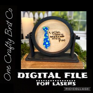 Father - Some you Always Look Up To Insert Only - DIGITAL FILE (includes round and square design)