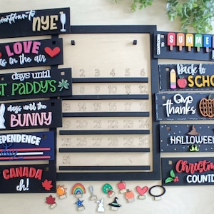 Interchangeable Calendar - DIGITAL FILE - includes 11 themed interchangeables