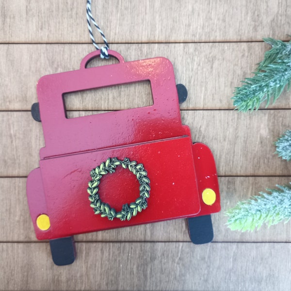 Vintage Truck Gift Card Holder