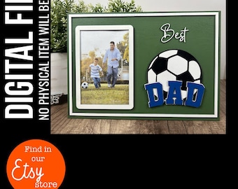 Mom Dad Soccer Frame - DIGITAL FILE