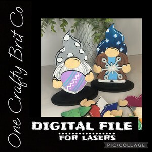 Interchangeable Gnomes - DIGITAL FILE (includes 6" and 12" tall files)