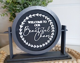 Beautiful Chaos Insert Digital File for Sign sitter - DIGITAL FILE ONLY