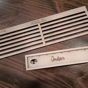 Pencil Box and Pencil Jig