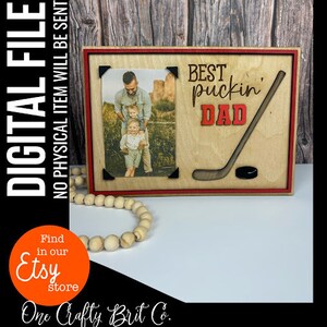 Mom Dad Hockey Frame - DIGITAL FILE