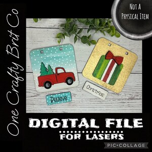 Christmas Changeables for Farmhouse Sandwich Board - Changeable Only - DIGITAL FILE