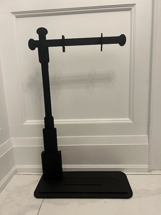 28" Porch Size Flag Pole Glowforge or Large Laser Ready - DIGITAL DOWNLOAD