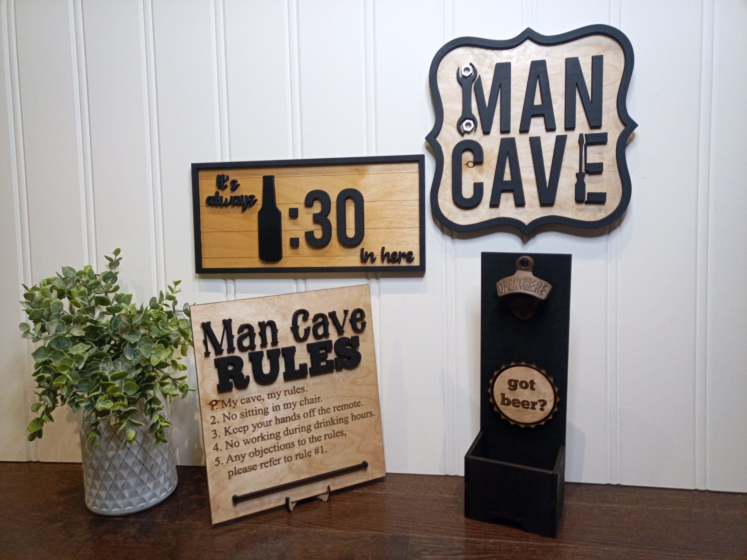 Man Cave Library 