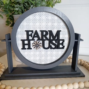 Farmhouse  Insert Digital File for Sign sitter - DIGITAL FILE ONLY
