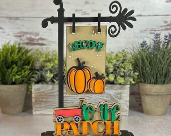 Tabletop Garden Flag PUMPKIN PATCH Add-on - DIGITAL Download