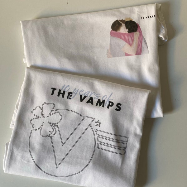 The Vamps 10 years t-shirt bundle