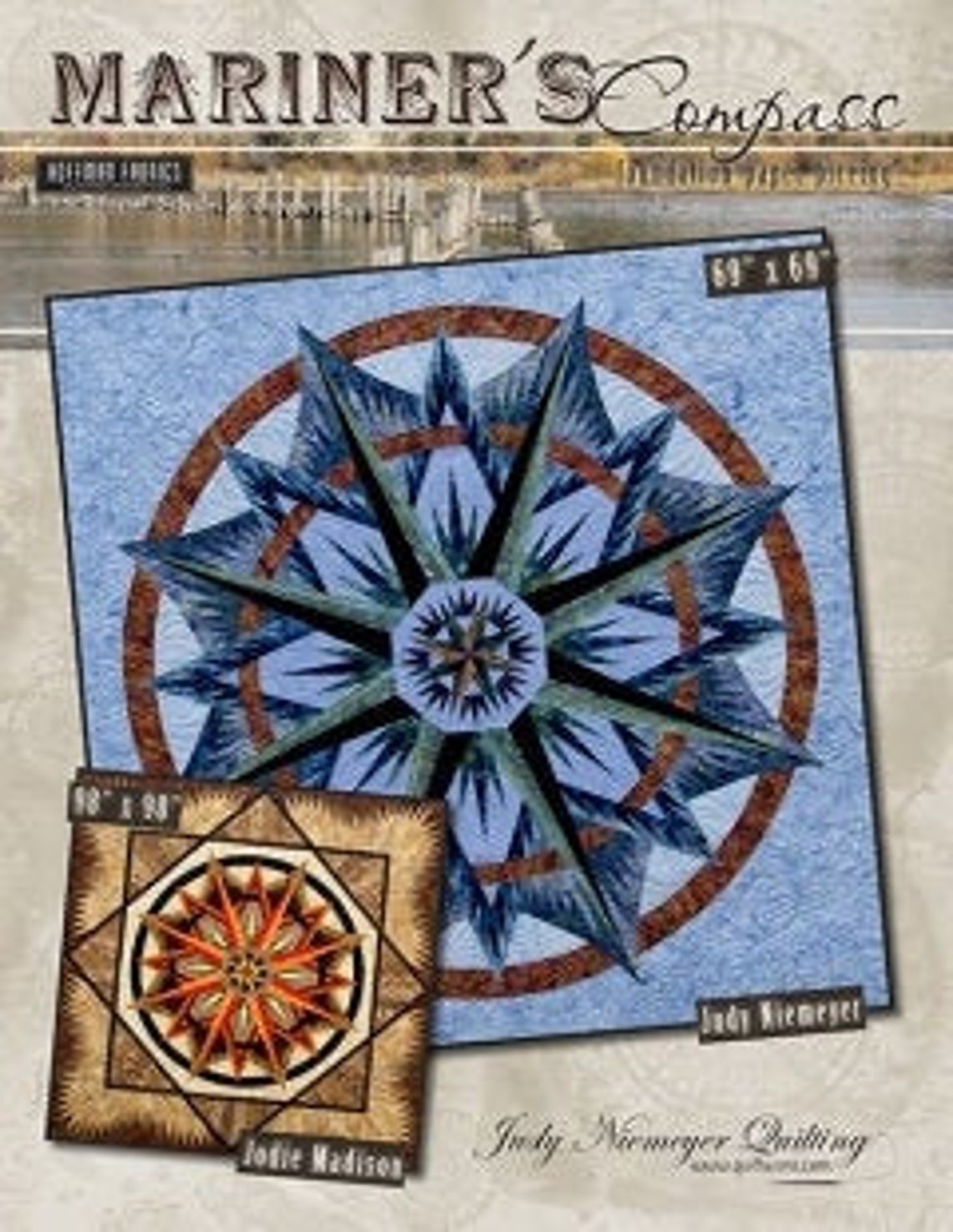 Mariners Compass Paper Pieced Pattern by Judy Niemeyer Etsy