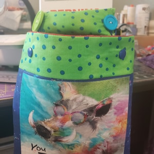 Pincushion with a Removable Scrap/Notions Bag