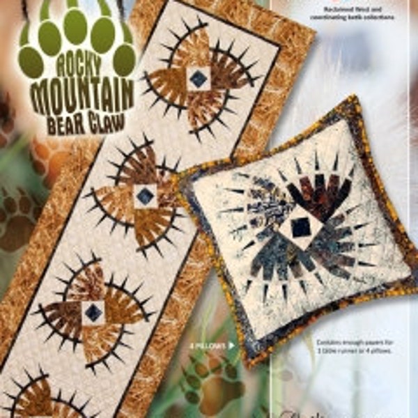 Rocky Mountain Bear Paw KIT, Pattern by Judy Niemeyer