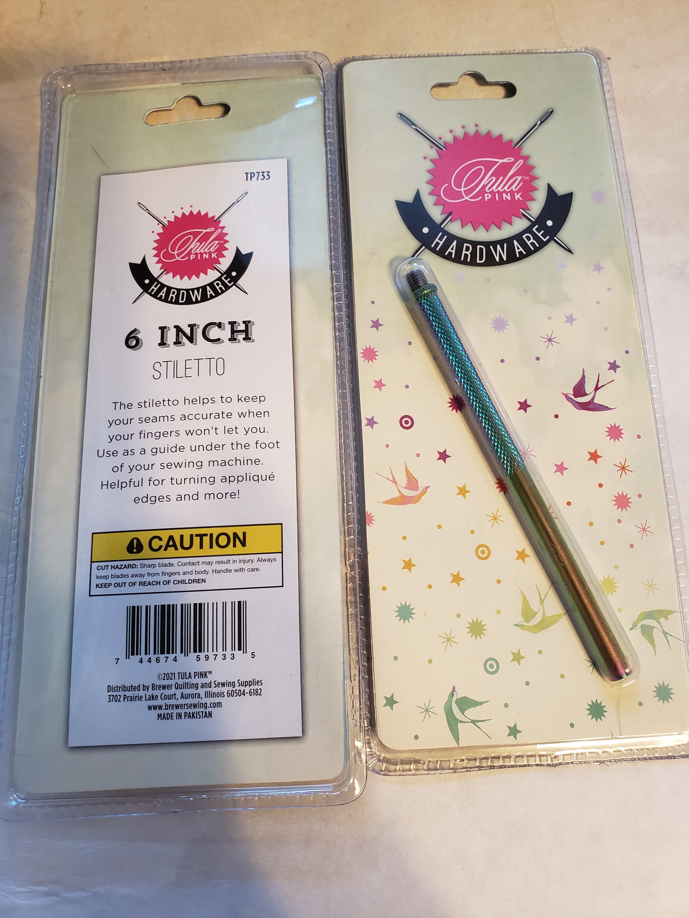 Tula Pink Hardware, Rotary Cutter, Replacement Blades, Curved Snips